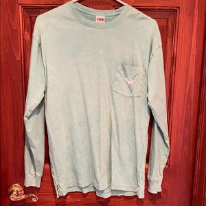 Teal Splochy PINK long sleeve